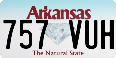 AR license plate 757VUH