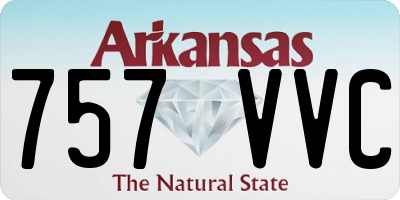 AR license plate 757VVC