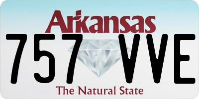 AR license plate 757VVE