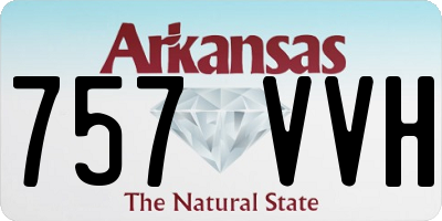 AR license plate 757VVH