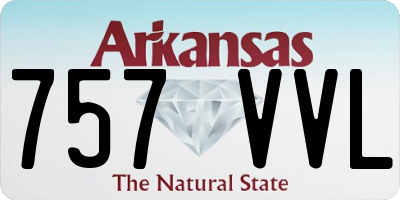 AR license plate 757VVL
