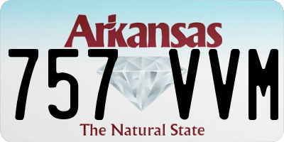 AR license plate 757VVM