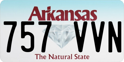 AR license plate 757VVN