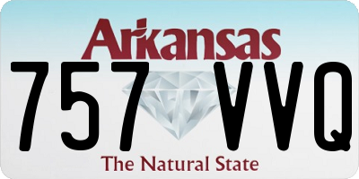 AR license plate 757VVQ