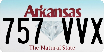 AR license plate 757VVX