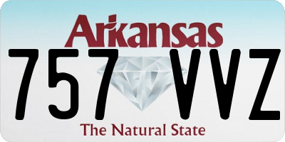 AR license plate 757VVZ