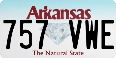 AR license plate 757VWE
