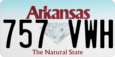 AR license plate 757VWH