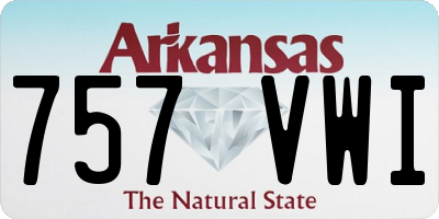 AR license plate 757VWI