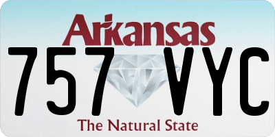 AR license plate 757VYC