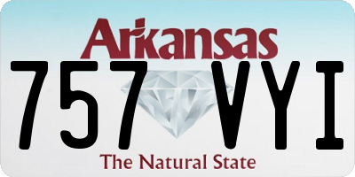 AR license plate 757VYI