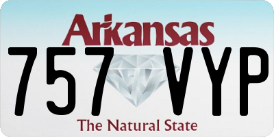 AR license plate 757VYP