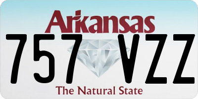 AR license plate 757VZZ