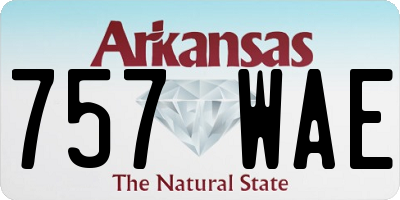 AR license plate 757WAE