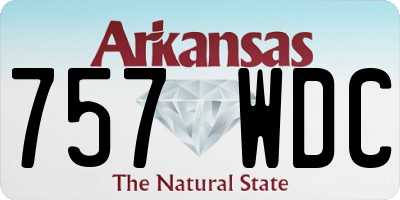 AR license plate 757WDC