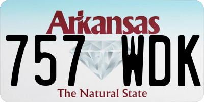 AR license plate 757WDK