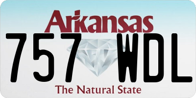 AR license plate 757WDL