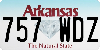 AR license plate 757WDZ