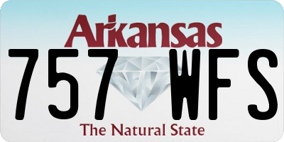 AR license plate 757WFS