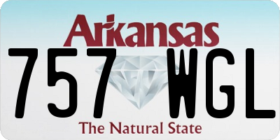 AR license plate 757WGL