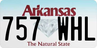 AR license plate 757WHL