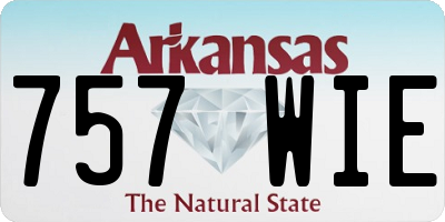 AR license plate 757WIE