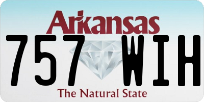 AR license plate 757WIH