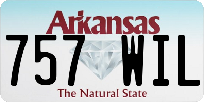 AR license plate 757WIL
