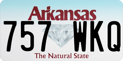 AR license plate 757WKQ