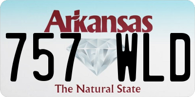 AR license plate 757WLD