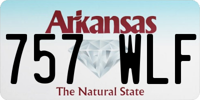 AR license plate 757WLF