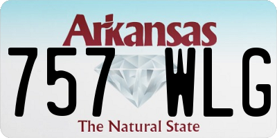 AR license plate 757WLG