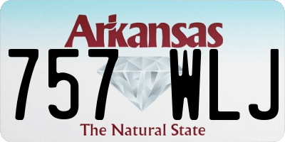 AR license plate 757WLJ