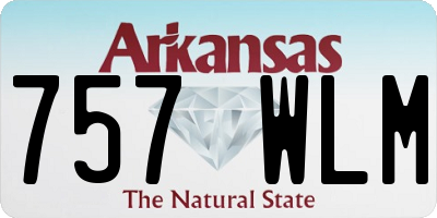 AR license plate 757WLM