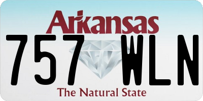 AR license plate 757WLN