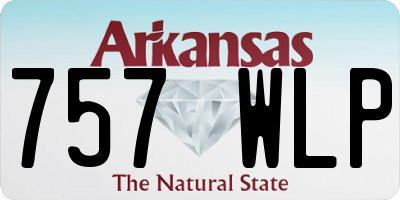 AR license plate 757WLP