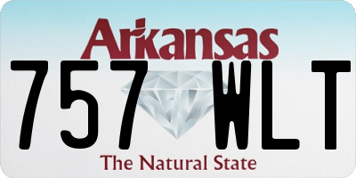 AR license plate 757WLT