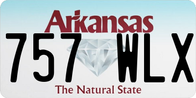 AR license plate 757WLX