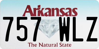 AR license plate 757WLZ