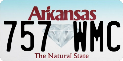 AR license plate 757WMC