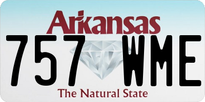AR license plate 757WME