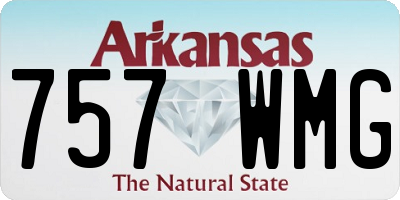 AR license plate 757WMG