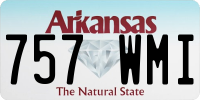 AR license plate 757WMI