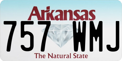 AR license plate 757WMJ