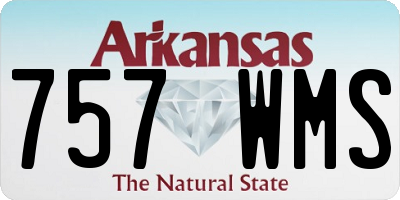 AR license plate 757WMS