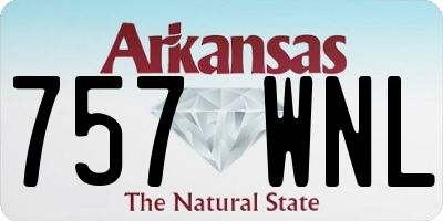 AR license plate 757WNL