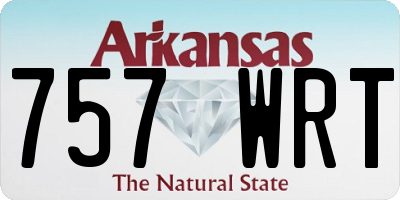 AR license plate 757WRT