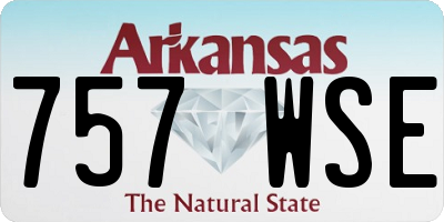 AR license plate 757WSE