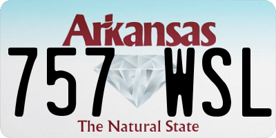 AR license plate 757WSL