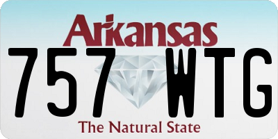 AR license plate 757WTG